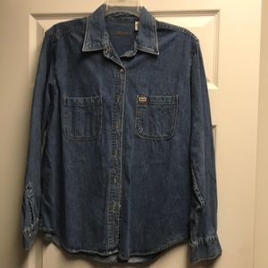 Denim Bass & CO long sleeve shirt